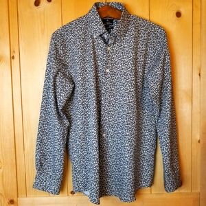 Ben Sherman The Original Floral All Way Stretch Slim Fit LS Button Up Shirt